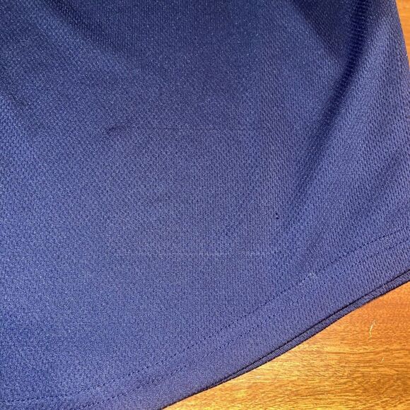 Old Chicago Pizza & Tap Room Mens L Navy Short Sleeve Button Up Baseball Jersey - Picture 4 of 6